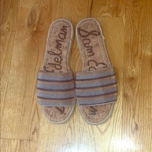 COPY - Sam Edelman multi color slide sandal